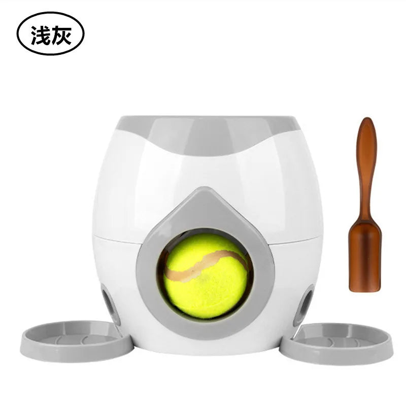 Pet, Dog, Tennis, Self-hi Toy, Boredom Relieving, Automatic Food Leakage Reward Machine, Dog Interactive Indoor Toy.