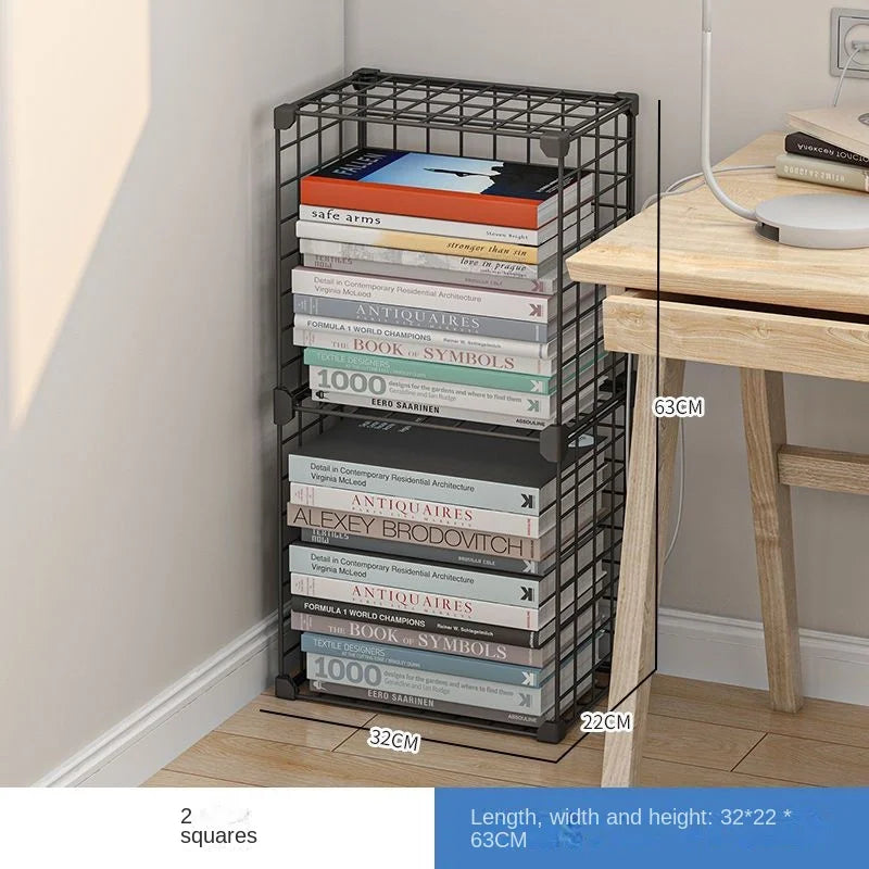 Furniture Floating Bookshelf Bookcase For Books Home Storage Toy Desk Organization Room Shelves Mobile Library