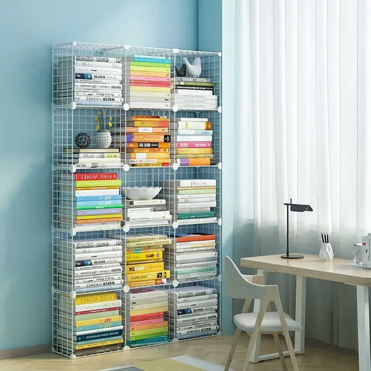 Furniture Floating Bookshelf Bookcase For Books Home Storage Toy Desk Organization Room Shelves Mobile Library