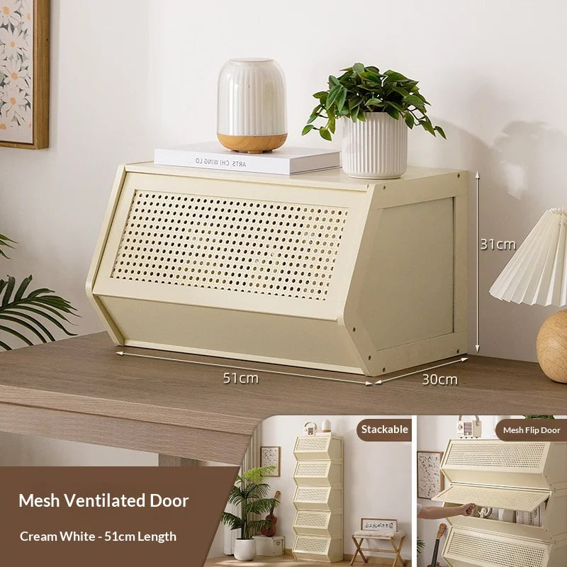 Modern Living Room Storage Cabinet Bookcase Display Cabinet Dresser Drawer Adjustable Shelves Doors Furniture Cabinet Home