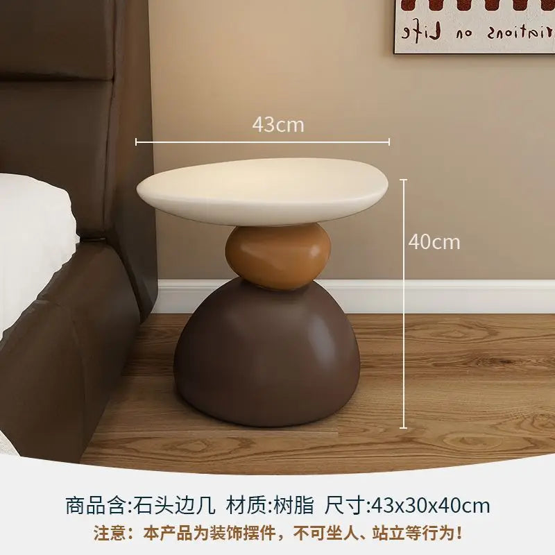 Modern Minimalist Floor-standing Furniture High-end Bedroom Bedside Table Home Coffee Table Nordic Furniture