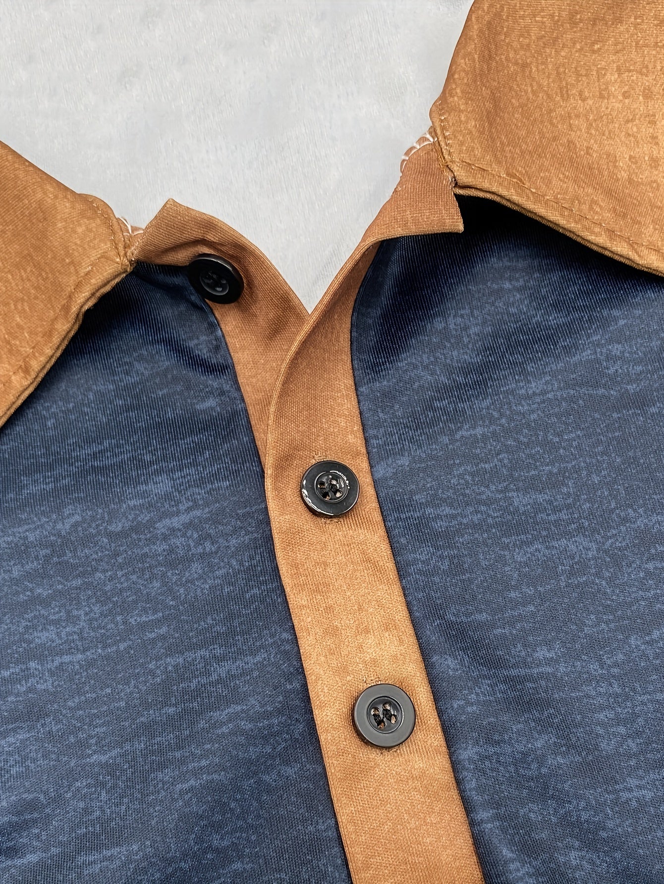 Popular casual long-sleeved button-down men's polo shirts, roll-neck tops, pullovers, men's spring, summer, autumn and winter clothing