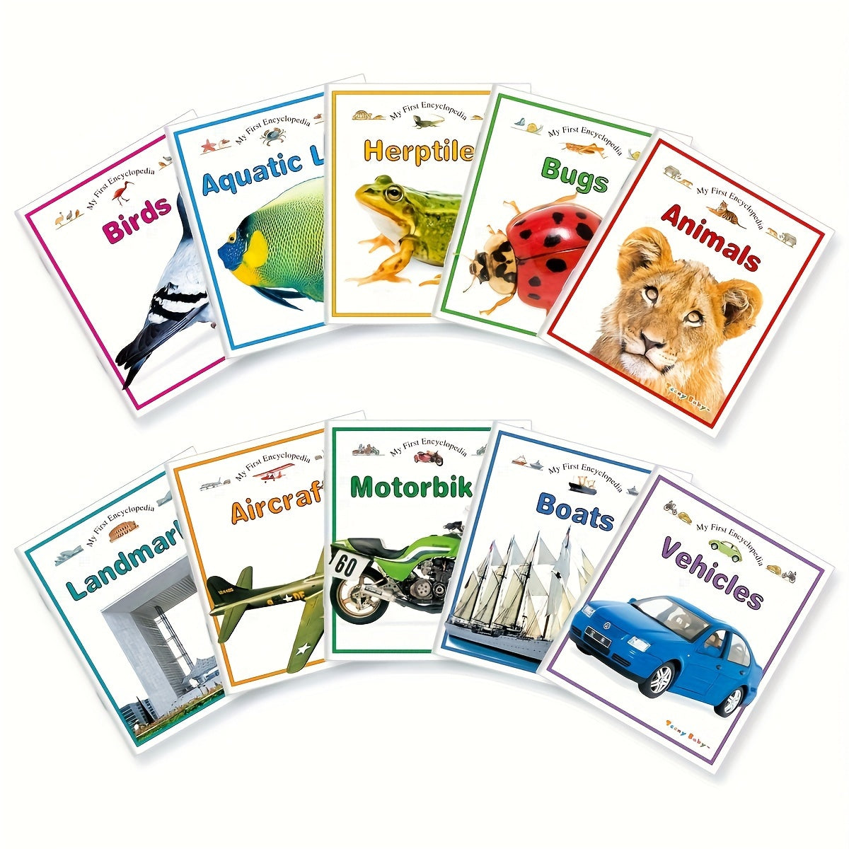 Set Of 10, English Books In My Encyclopedia Series, Gift for Kids - Children's Educational Assistance Book - Published By Sunshine Children's Educational Association - 2023-06-15