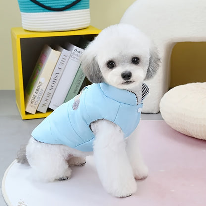 Dog Winter Clothes, Puppy Warm Jacket, Pet Coat For Small Medium Dogs With D-ring Vest Costumes