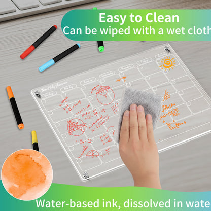 20 Vibrant Liquid Chalk Markers - Ultra Fine Point, Erasable, Wet Erase, Dry Erase Board Compatible, Non-Toxic, Quick-Drying, and Reversible for Acrylic Fridge Calendar, Clear Glass, Refrigerator White Board, Mirror, and Wind