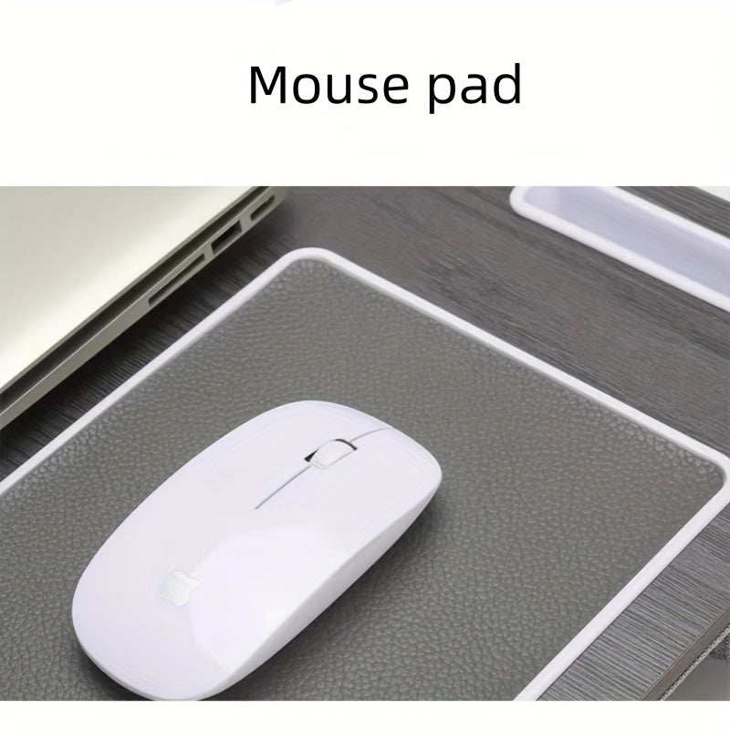 1pc Ergonomic Laptop Stand - Adjustable Lap Desk with Mouse Pad, Wrist Rest, and Media Slot for 17" Laptops - Perfect for Bed, Couch, and Home Office Use