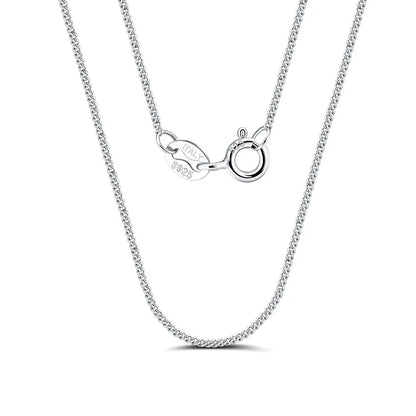 925 Sterling Silver Chain Necklace Thin Italy Link Figaro Snake Cable Rope Fine Jewellery Cadena De Plata 925 Roll Meters