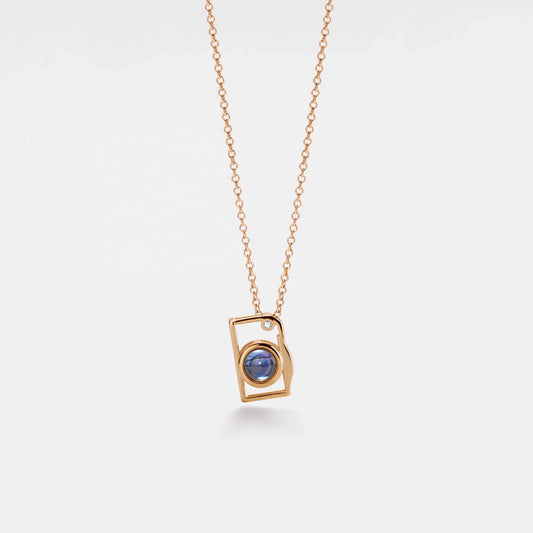 New 2025 Attractive Magnetic Heart Camera Shaped Pendant Necklace Custom Photo Projection Couple Necklace Jewellery