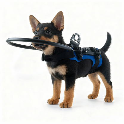 4th Generation Detachable Anti-Collision Halo Harness for Blind Dogs - Portable Protective Vest for Visually Impaired Pets