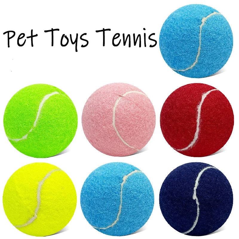 Customized Logo High Quality Multi-Color Tennis Balls Eco-Friendly Fashion Style Pet Chew Toys for Dogs