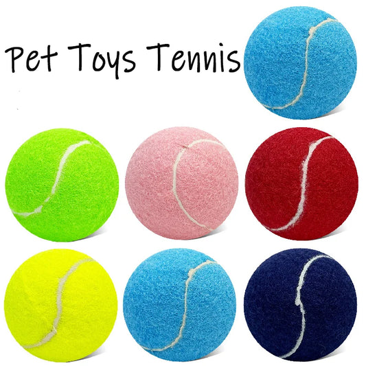 Customized Logo High Quality Multi-Color Tennis Balls Eco-Friendly Fashion Style Pet Chew Toys for Dogs