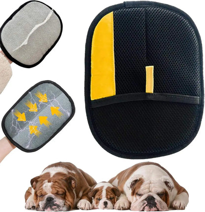 Dropshipping Two-Way Large Efficient Pet Hair Removal Gloves Electrostatic Double-Sided Reusable Washable Pet Grooming Gloves