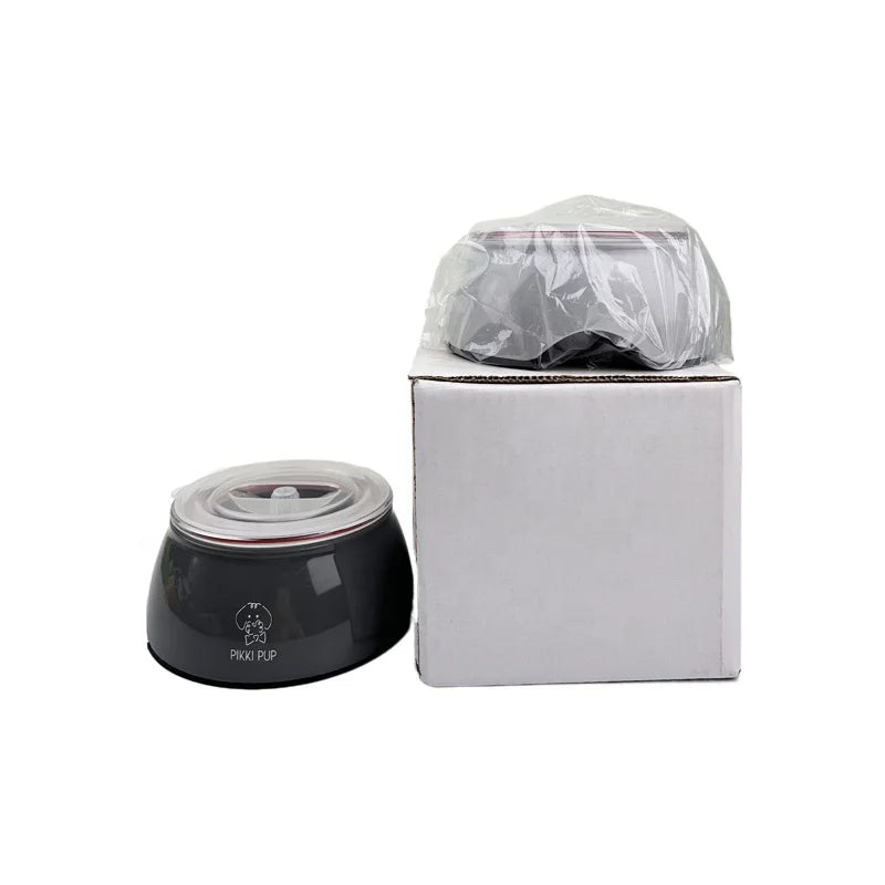 Ready to Ship Plastic Printing logo Pet Bowls Feeders in Stock Sublimation  Dog Food Bowl Luxury