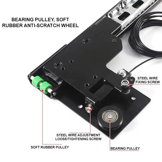 Heavy Duty Cold Rolled Steel Kitchen Cabinet Pocket Door Ball Bearing Slides System Accessories Sliding Folding for Furniture