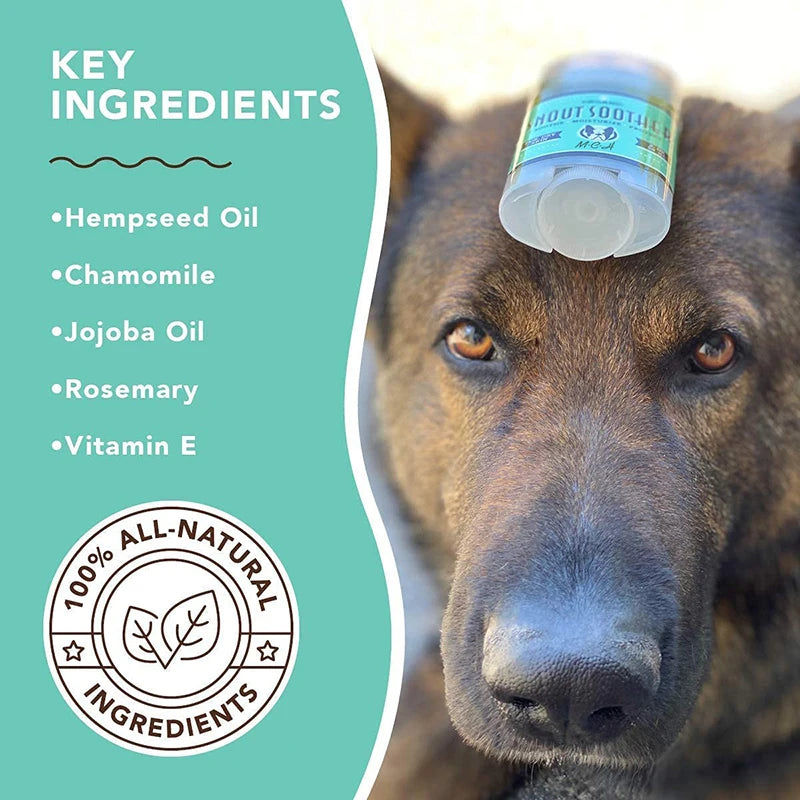 Organic Dog Nose Balm Stick Nice Relief for Dry Crusty Noses Made of Polyester for Chapped Dogs Pet Grooming Product
