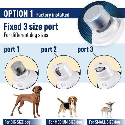 Two-Speed LED Light Display Electric Dog Nail Grinder Strong Power Low Noise Pet Nail File for All Types Cats Dogs Nail