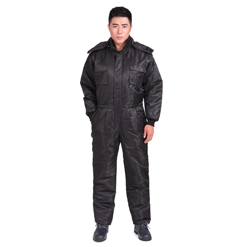 winter warm welding clothing workwear clothes long sleeve workmen uniform car workshop working suit mechanical repairmen overall