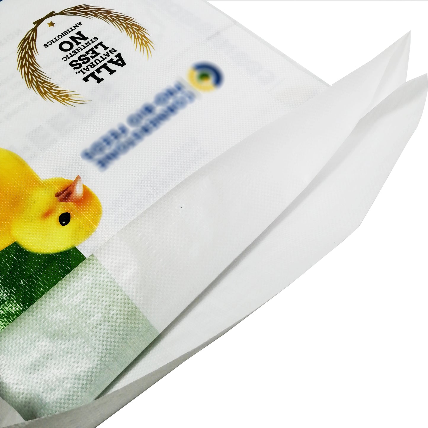 Reusable Custom Bopp Sack Pet Food Empty Packaging Pp Woven Bags Animal Feed Bag for Sale