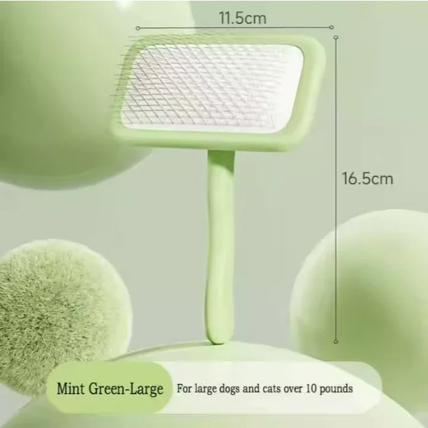 Wholesale Stainless Steel and Wood Pet Dog Cat Fur Hair Remover Brush for Pet Cleaning and Grooming