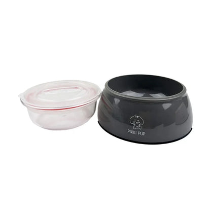 Ready to Ship Plastic Printing logo Pet Bowls Feeders in Stock Sublimation  Dog Food Bowl Luxury