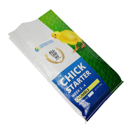 Reusable Custom Bopp Sack Pet Food Empty Packaging Pp Woven Bags Animal Feed Bag for Sale