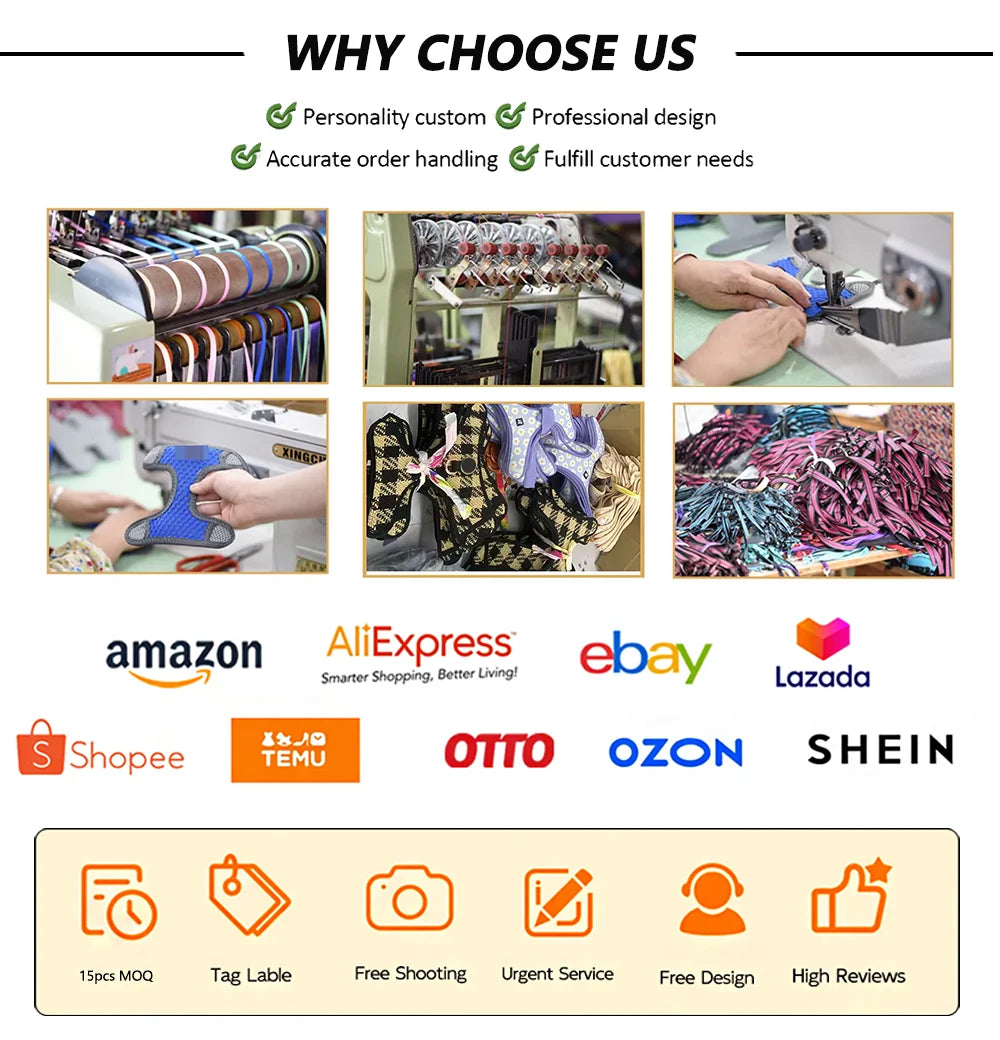OEM Custom Pattern Leopard Print Breathable Mesh Pet Harness Set With Dog Leash Adjustable Soft Vest Neoprene Dog Harness Set