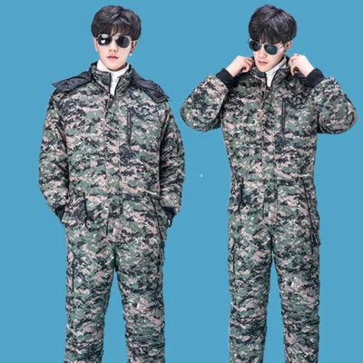 winter warm welding clothing workwear clothes long sleeve workmen uniform car workshop working suit mechanical repairmen overall