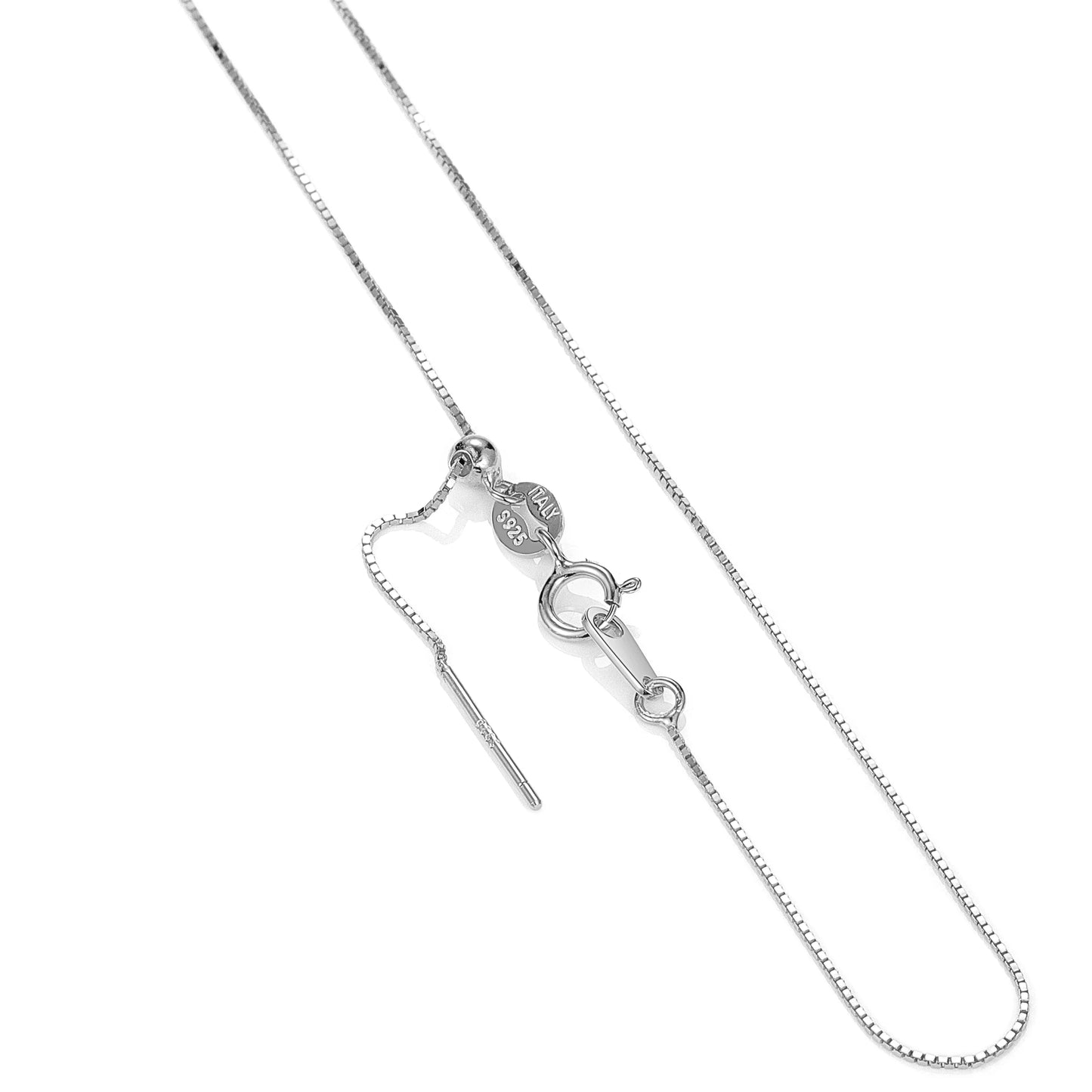 925 Sterling Silver Chain Necklace Thin Italy Link Figaro Snake Cable Rope Fine Jewellery Cadena De Plata 925 Roll Meters