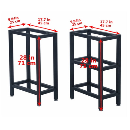 Modern High Stool with Black Metal Frame Legs Office Furniture for Living Room Bar Hotel Bedroom Iron Dining Kitchen Island Use