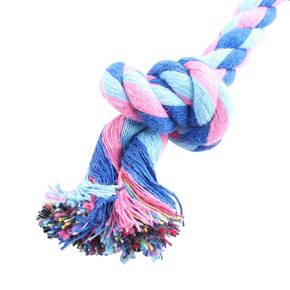 Wholesale Durable Pet Dog Training Dental Toy Pet Bite Braided Knots Cotton Rope Dog Chew Toys