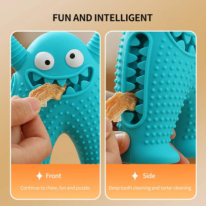 Pet Products Pet Interactive & Movement Toys Squeak Puppy Teeth Cleaning Treat Ball Silicone Pet Chew Toys Dog Chew Toy