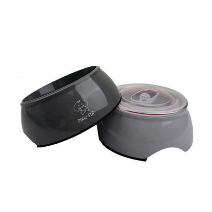 Ready to Ship Plastic Printing logo Pet Bowls Feeders in Stock Sublimation  Dog Food Bowl Luxury