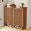 Large Capacity Dustproof New Model 40 Pairs Shoe Rack Simple Entryway Wooden Shoe Cabinet for Home Foyer Furniture