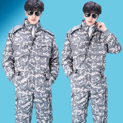 winter warm welding clothing workwear clothes long sleeve workmen uniform car workshop working suit mechanical repairmen overall