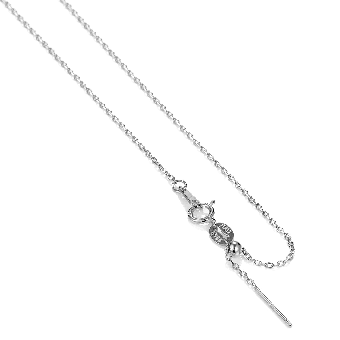 925 Sterling Silver Chain Necklace Thin Italy Link Figaro Snake Cable Rope Fine Jewellery Cadena De Plata 925 Roll Meters