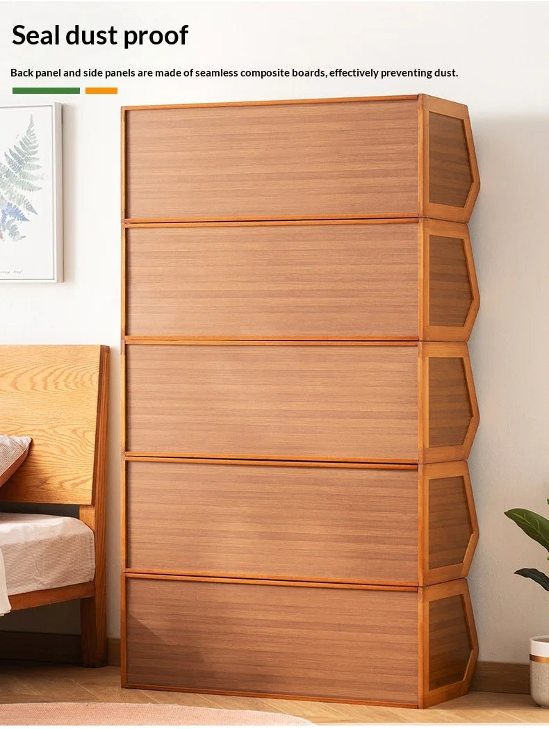 Modern Living Room Storage Cabinet Bookcase Display Cabinet Dresser Drawer Adjustable Shelves Doors Furniture Cabinet Home