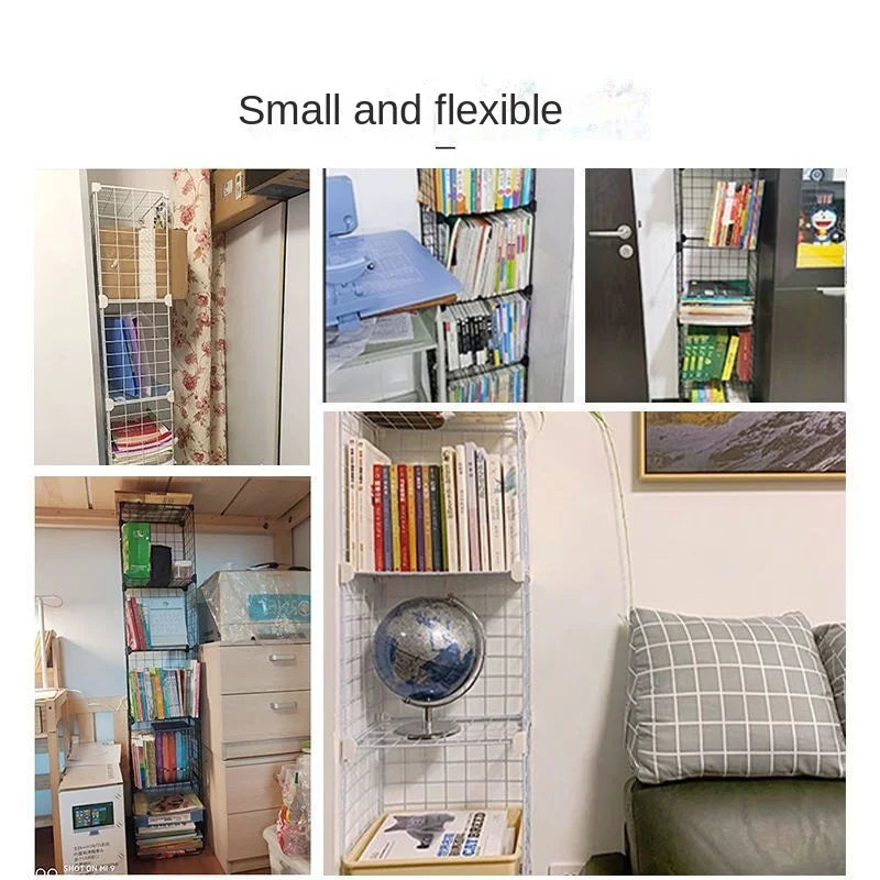 Furniture Floating Bookshelf Bookcase For Books Home Storage Toy Desk Organization Room Shelves Mobile Library
