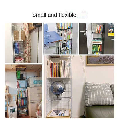 Furniture Floating Bookshelf Bookcase For Books Home Storage Toy Desk Organization Room Shelves Mobile Library