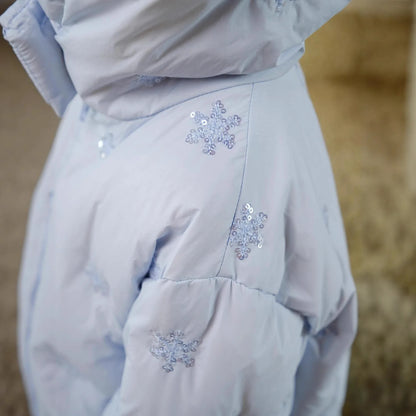 Winter Clothing 2025 Knee-length Down Cotton-padded Clothing Cold-proof Autumn and Winter Clothing