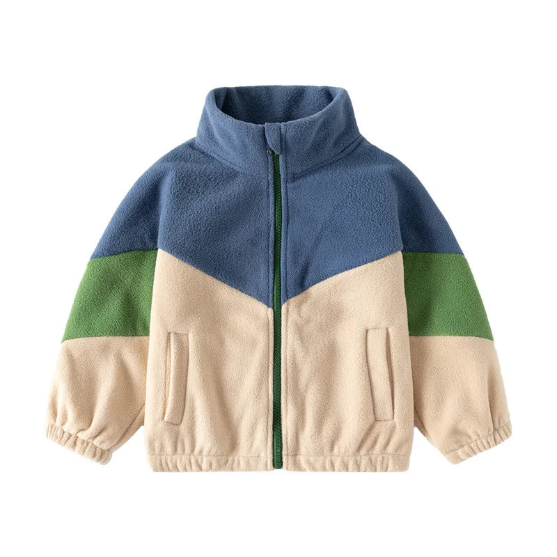 Children's Clothing   Autumn Winter Fleece Thicken Warm  Outwear Cute Cardigan Jackets Coats for  Kids