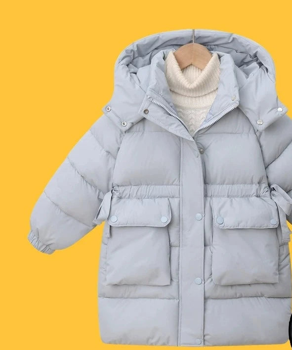 2025 New Winter Clothing for Girls Down Cotton Jacket for Children Cotton Jacket for Children Warm and Fashion Thick Coat
