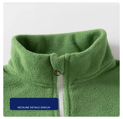 Children's Clothing   Autumn Winter Fleece Thicken Warm  Outwear Cute Cardigan Jackets Coats for  Kids