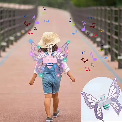 Electric Butterfly Wings Moving Elf Wing with Light