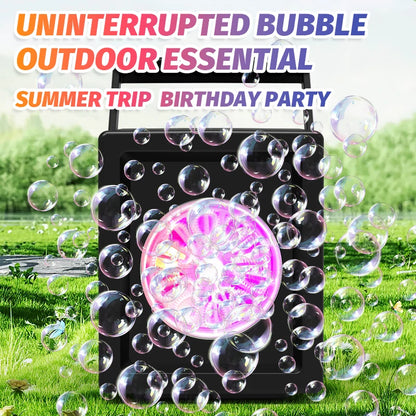 10 hole fully automatic bubble blowing handheld machine