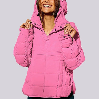 Winter Coat Women Casual Hoodies Jackets For Women Fashion Pocket Warm Long Sleeve Outerwear 2023