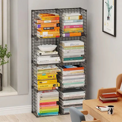 Furniture Floating Bookshelf Bookcase For Books Home Storage Toy Desk Organization Room Shelves Mobile Library