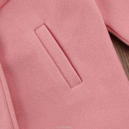 Fashion Girls Thick Winter Coat New European Style Long Jacket Warm Kids Cold Weather Apparel Outerwear Toddler Girl Clothes