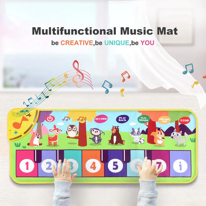 Piano Mat for Kids 80*30cm Toddler Birthday Gifts Music