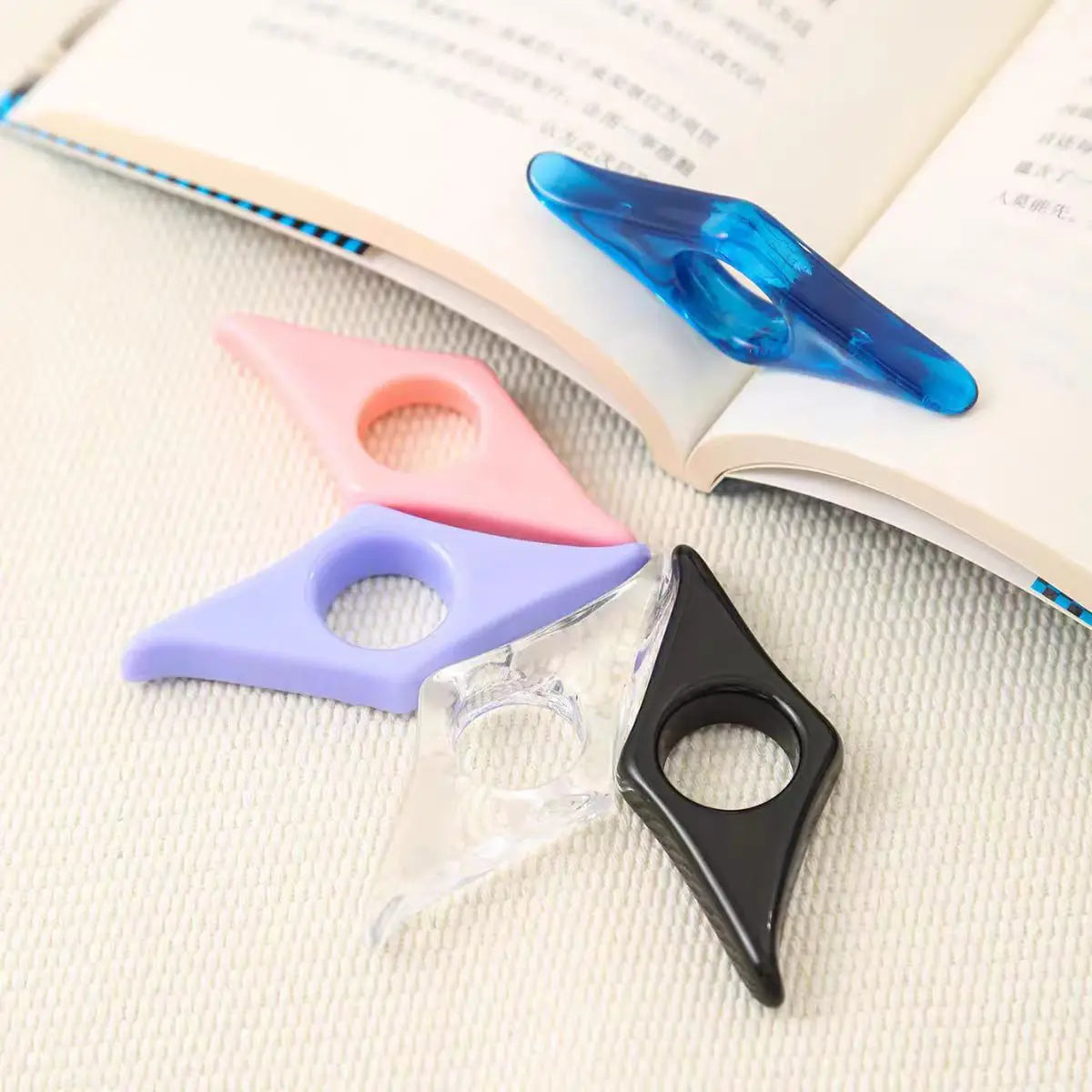 Thumb Book Support Book Page Holder School Supplies Reading Aids Student Book Accessories Spreader Convenient Bookmark