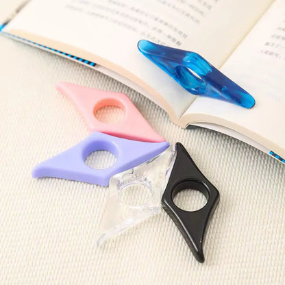 Thumb Book Support Book Page Holder School Supplies Reading Aids Student Book Accessories Spreader Convenient Bookmark